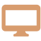 Icon illustration of a computer monitor